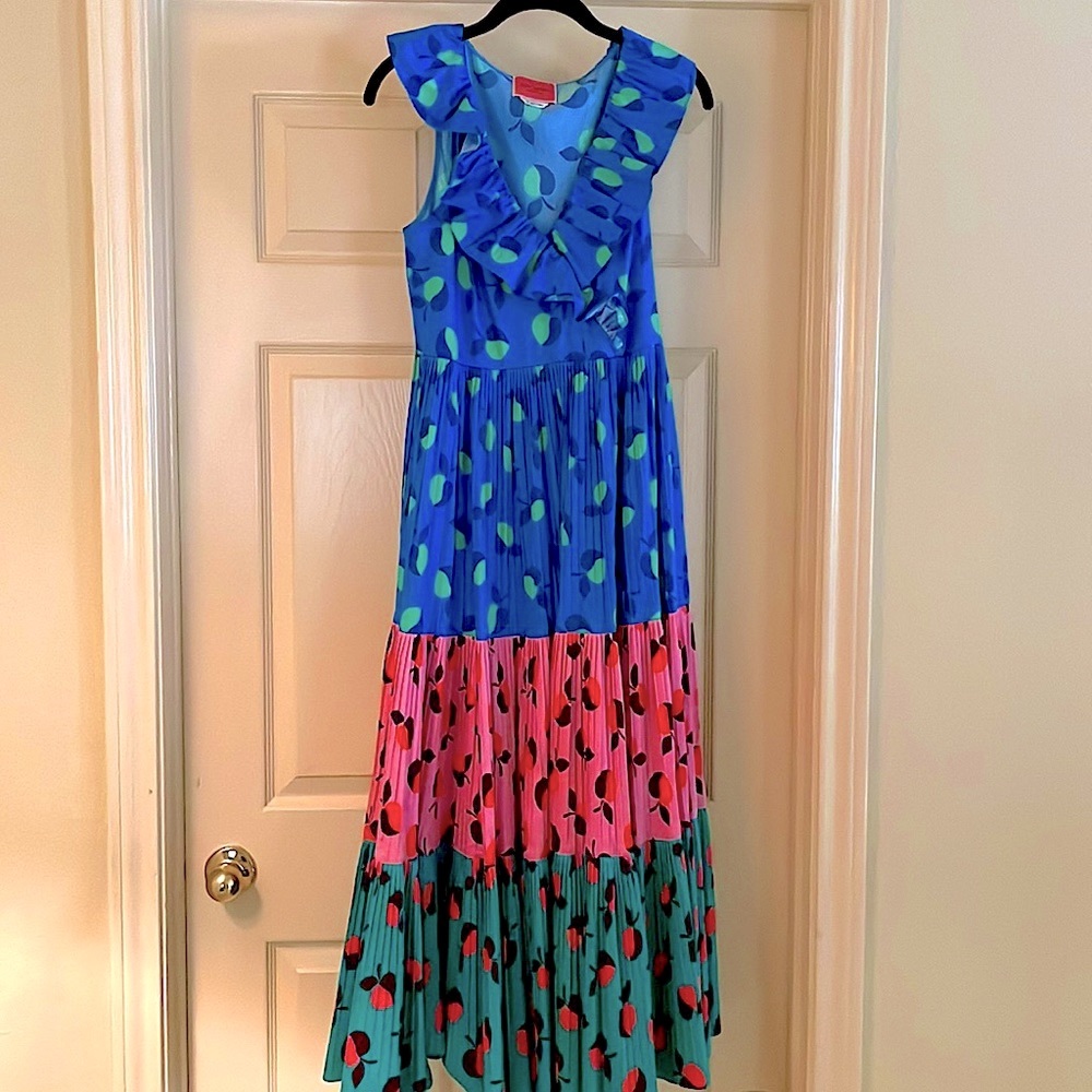 Poplin Ruffled Tiered Dress